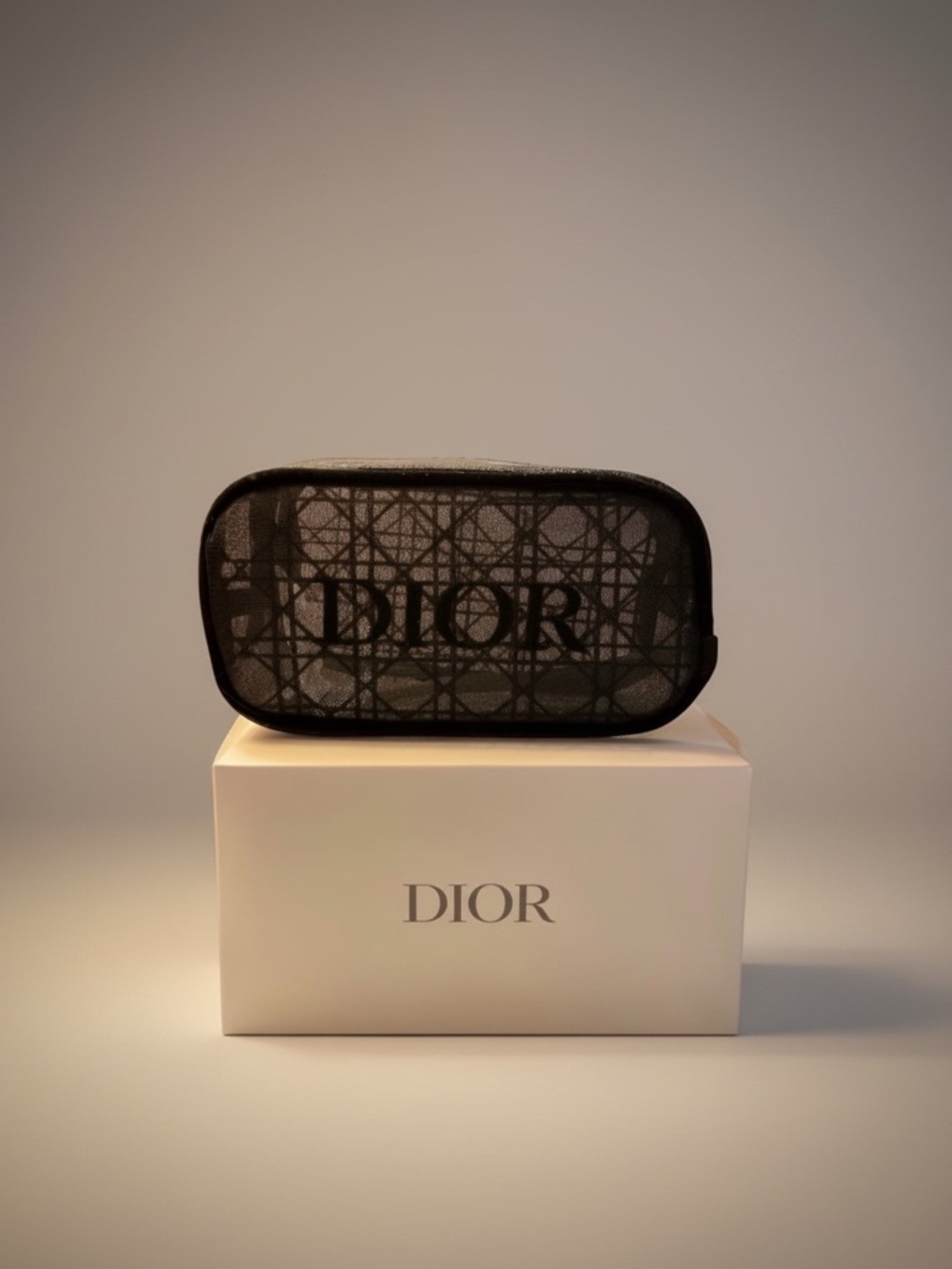 NIB DIOR COSMETICS MESH BAG - Picture 4 of 4